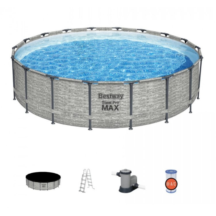 Rámový bazén 18FT 549x122cm Steel Pro Max Bestway 5618Y